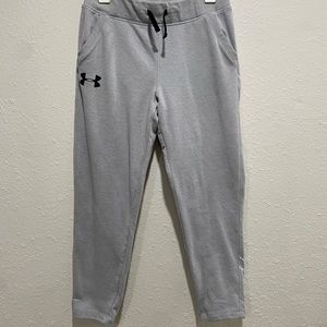 Under Armour Grey Sweat Pant : Youth XL